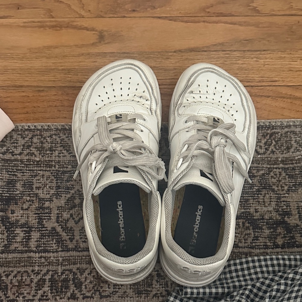 Barebarics White Sneakers- Wave